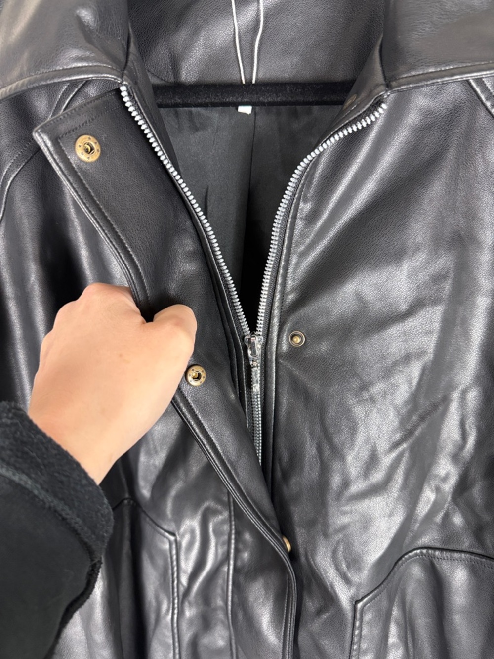Lovers and Friends Sanna Faux Leather Jacket in Black - Picture 5 of 7